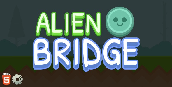 Alien Bridge - Bridge Game Template - Construct2