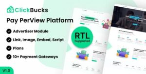 ClickBucks - Pay Per View Platform
