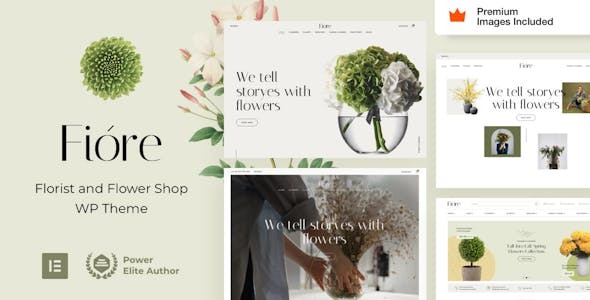 Fiore - Flower Shop Florist Ecommerce WordPress Theme