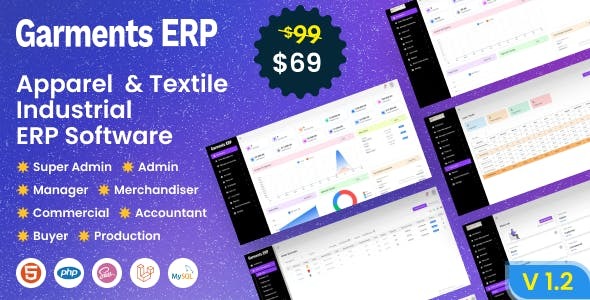 Garments ERP - Apparel & Textile Industrial ERP Software
