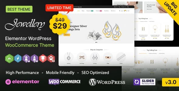 Jewellery WP - Elementor WooCommerce Responsive Theme