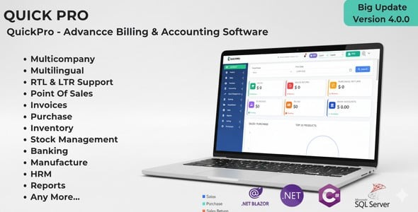 QuickPro - Advancce Billing & Accounting Software