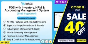 Ready POS - POS with Inventory Management System, HRM & Accounting | POS SAAS