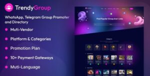 TrendyGroup - Whatsapp, Telegram Group Promoter and Directory