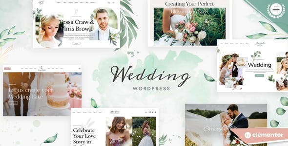Wedding Industry - Wedding Theme WordPress