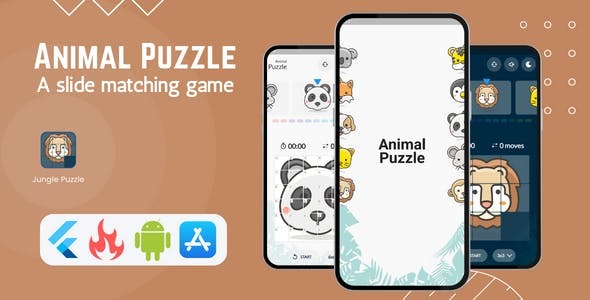 Animal Puzzle - A Slide Matching Game | Android & iOS