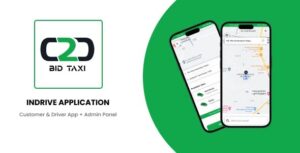 C2dbidtaxi | InDriver Clone | React Native Complete Taxi Booking Solution with Bidding Option