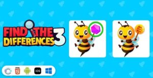 Find The 3 Difference [ Construct 3 , HTML5 ]