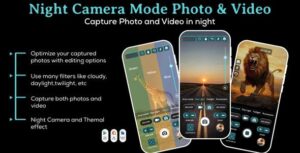 Night Camera Mode - Photo and Video - HD Camera Filter - HD Night Camera Pro - Night Mode Camera