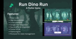Run Dino Run - Flutter Game
