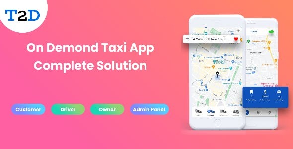 Taxi App - Uber Clone - Bike Taxi - Drop Taxi - Delivery App - Fleet Management