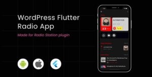 WordPress Flutter Radio App