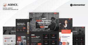 Agence - Digital Agency Elementor Pro Template Kit