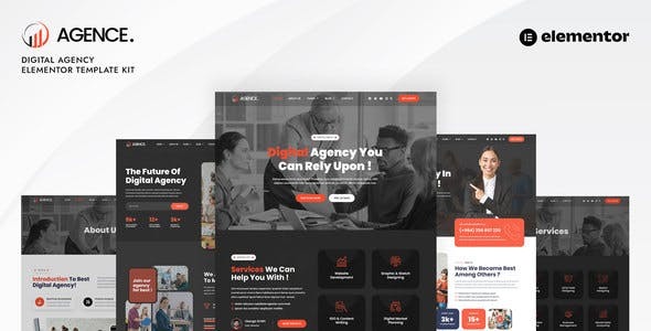 Agence - Digital Agency Elementor Pro Template Kit