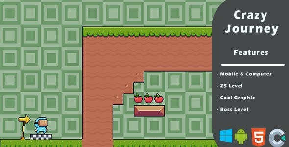 Crazy Journey - c3p - HTML5 Game - 2D