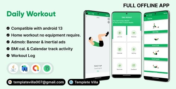 Daily Workouts - No Equipment Required