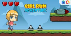 Girl Run Adventure - Runner Game Android Studio Project with AdMob Ads + Ready to Publish