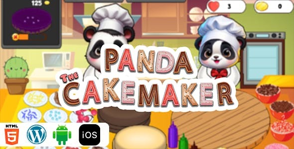 Panda The Cake Maker - HTML5 game