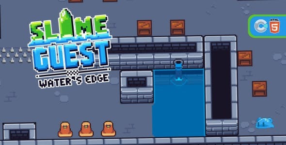 Slime Quest Water's Edge - HTML5 Game (C3p)