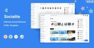 Socialite - Online Community HTML Template