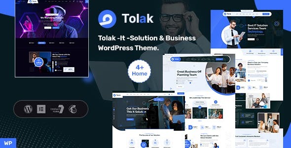 Tolak - It Solution & Business WordPress Theme
