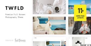 TwoFold - Fullscreen Photography WordPress Theme
