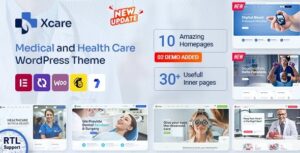 Xcare - Medical and Health Care WordPress Theme