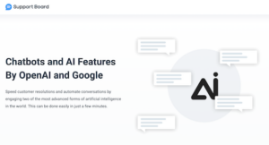 Artificial intelligence - Chatbots and AI Features By OpenAI and Google – Support Board