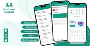CustomerAssist - Customer Support Tickets | Helpdesk Ticketing React Native iOS/Android App Template