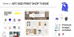 Gesso - Art & Print Shop WordPress Theme
