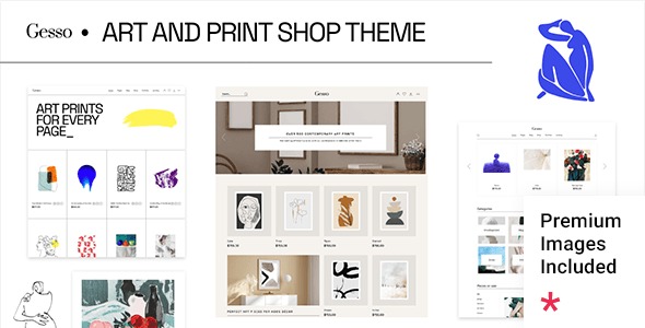 Gesso - Art & Print Shop WordPress Theme