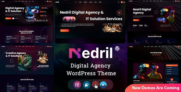 Nedril - Creative Agency & Portfolio WordPress Theme