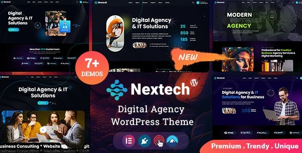 Nextech - Creative Agency & Portfolio WordPress Theme