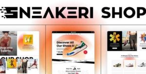 Sneakeri - Sports Shoes Store Elementor Pro Template Kit