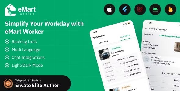 eMart - Worker / Service Man app for On-Demand Service