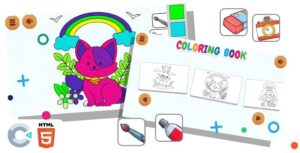 Coloring Book for Kid - HTML5 Game - Construct 3