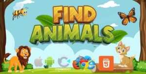 Find Animals - Educational Game For Kids - HTML5/Desktop/Mobile - Construct 3