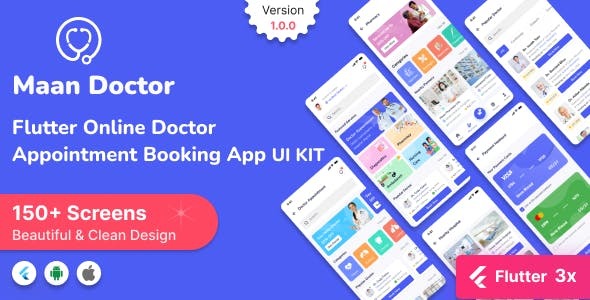 Maan Doctor- Online Doctor Appointment Booking Flutter App UI Kit