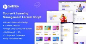 SkillGro LMS - Course & Learning Management System Laravel Script