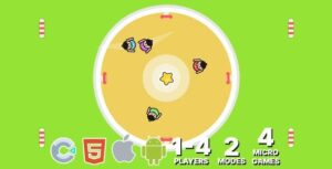 Sumo. 1-4 Player Mode. 2 Modes. 4 Games. Construct 3 (c3p)