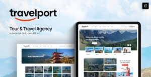 Travelport - Tour & Travel Agency Elementor Pro Template Kit