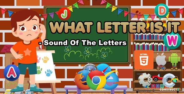 What Letter Is It? Educational Game - (.Capx/C3p)