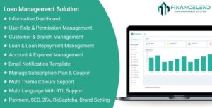FinanceLend SaaS - Loan Management Solution