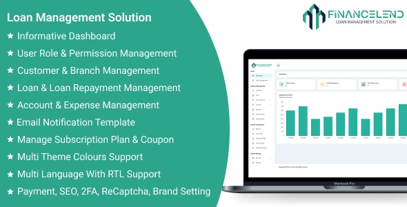 FinanceLend SaaS - Loan Management Solution
