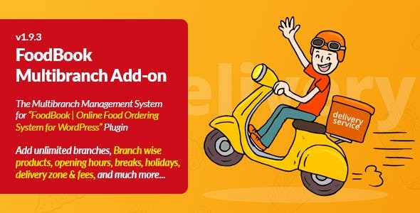 FoodBook Multibranch Add-on