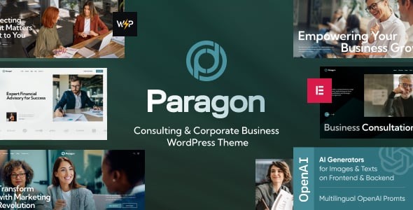 Paragon - Consulting & Corporate Business WordPress Theme