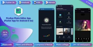 PicsEye Photo Editor App(Flutter App for Android & Ios)