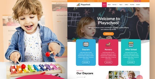 Playschool - Childcare & School Elementor Template Kit