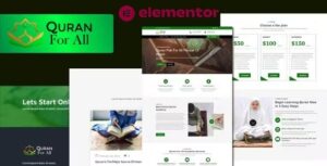 Quran For All - Study Academy Elementor Template Kit