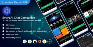 Smart AI Chat Companion: Complete Flutter Application